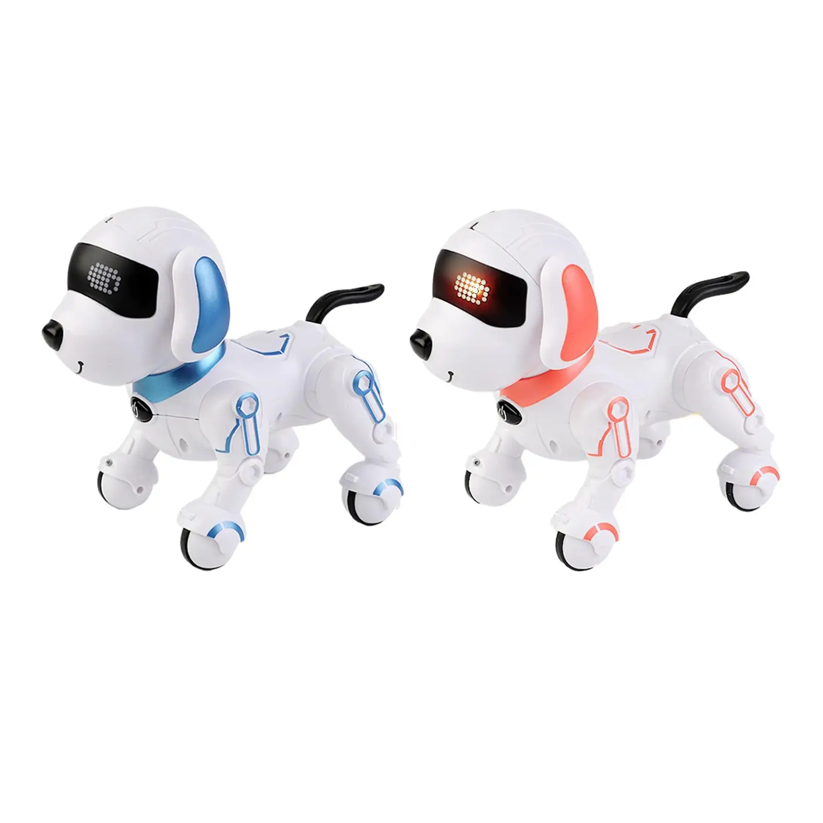 Remote Control Robot Dog Interactive Robotic Pet Backward with LED Eyes Dancing Smart Puppy for Teens and Girls Children Kids