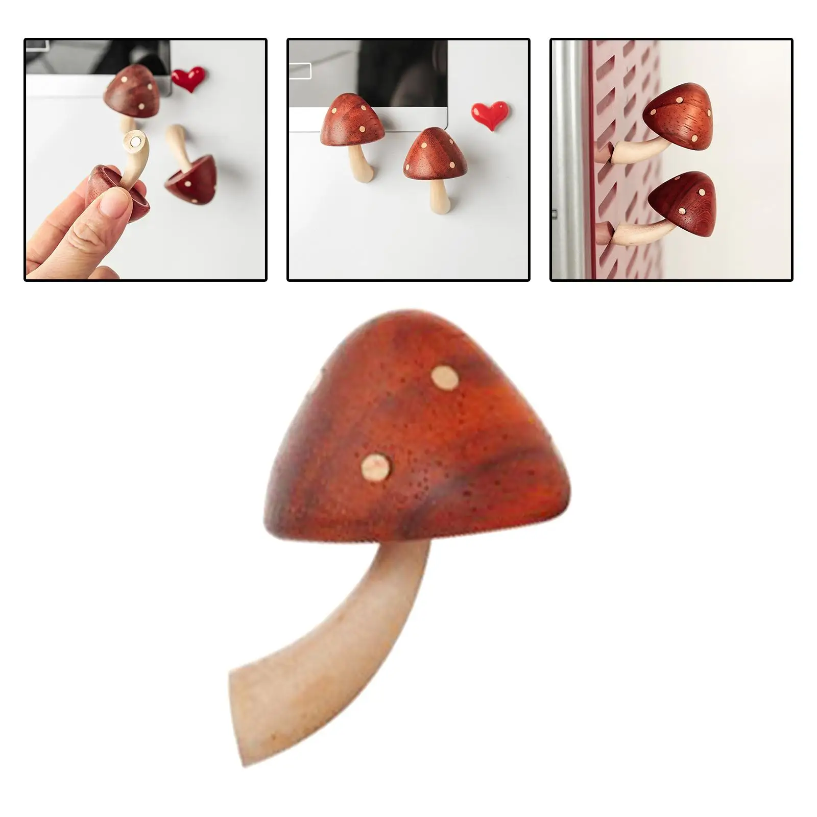 Fridge Magnets Mushroom Home Decoration Novelty Adroable Decor Cute