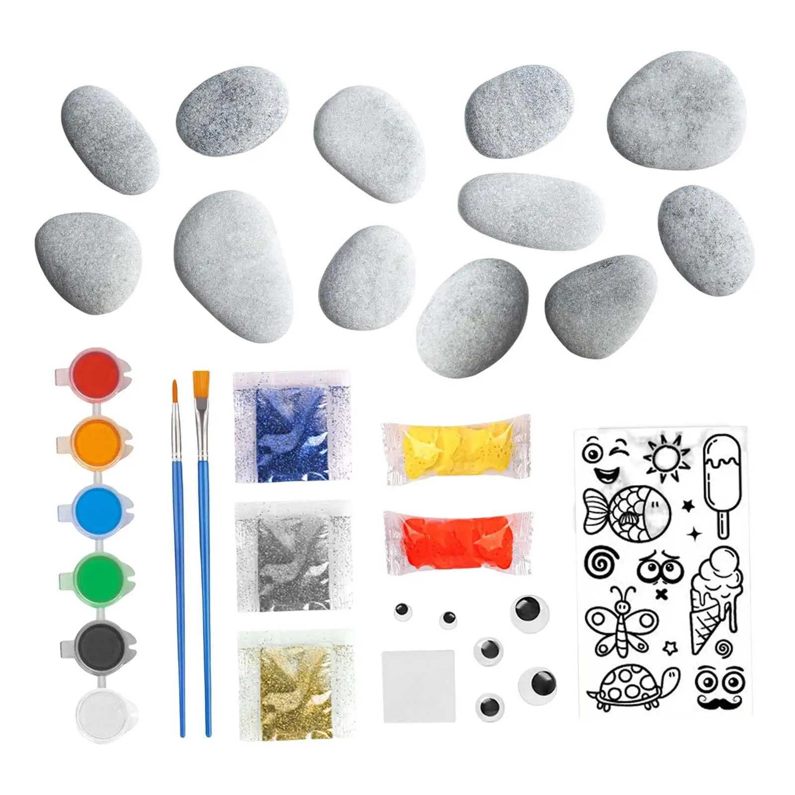 Rock Painting Outdoor Activity Kit Waterproof Arts and Crafts art Painting Set for Outdoor Birthday Girl