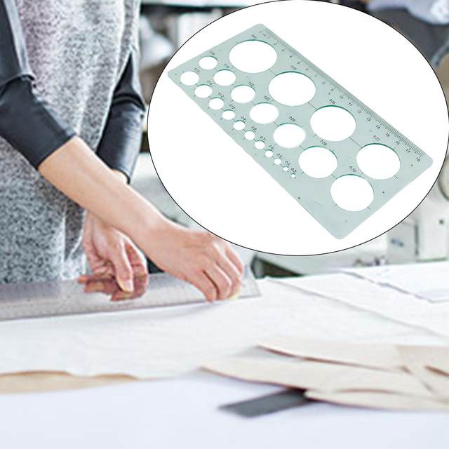 Measuring Template Stencil Circle Drawings Templates Building Formwork Stencils Geometric Drawing Rulers for Office and School