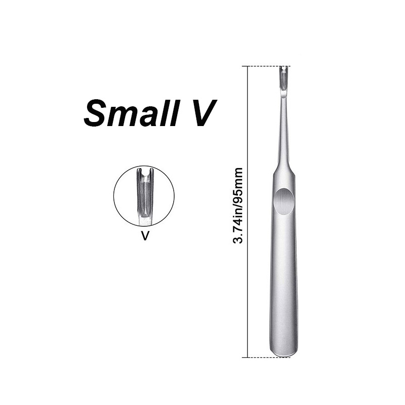 1/4-teiliges U+V-förmiges Leder-Rillwerkzeug, Leder-Skiving-Tool, Kantenabschrägungs-Set, DIY-Lederhandwerkswerkzeug – Detail 8