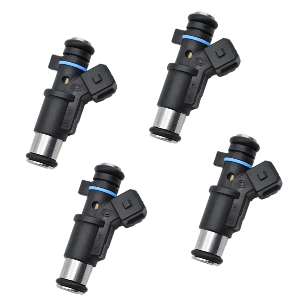 Set of 4 Vehicle Plastic Fuel Injectors 01F002A 348001 0280156357 Replacement Accessories Supplies for Citroen C2 C3