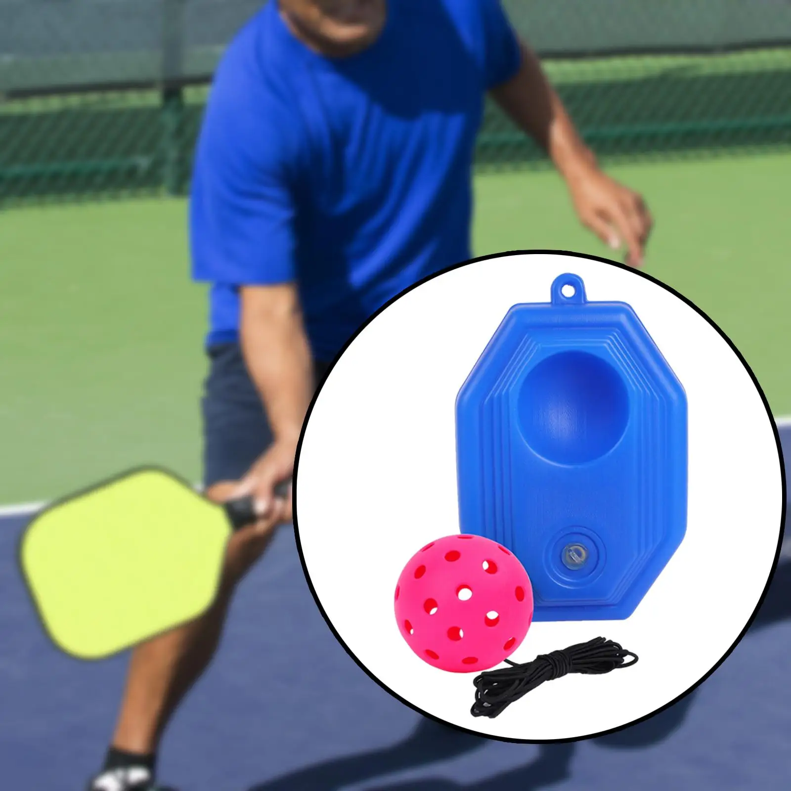 Pickleball Trainer Portable with Pickleball Ball Pickleball Training Equipment Practice exercise tool Kids Adults Beginners