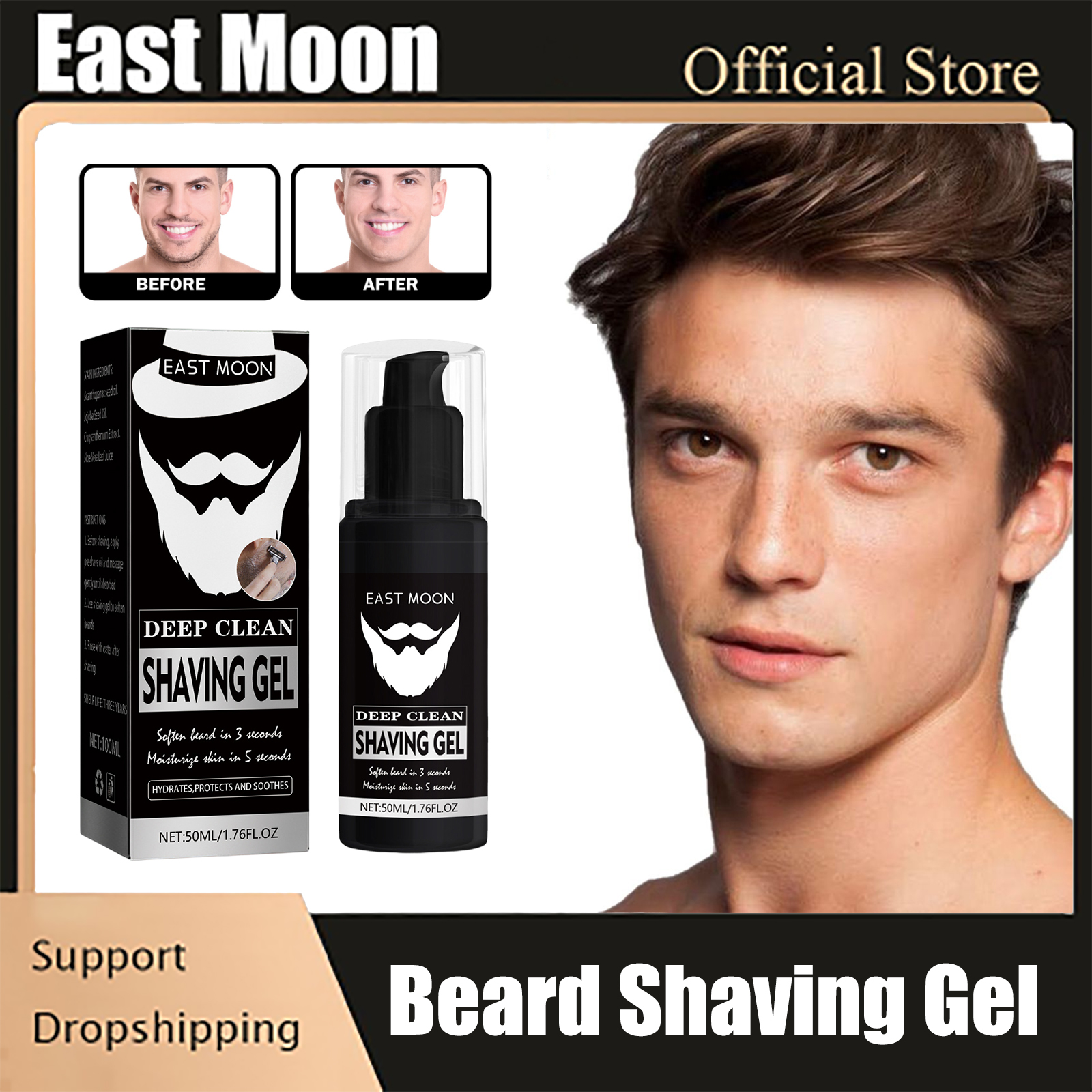 Best of Shave Gel Beard Removal Preventing Cuts Reduce Friction Soften Hair Follicles Soothing Painless Gentle Clean Shave Cream For Men Reviews & Tips