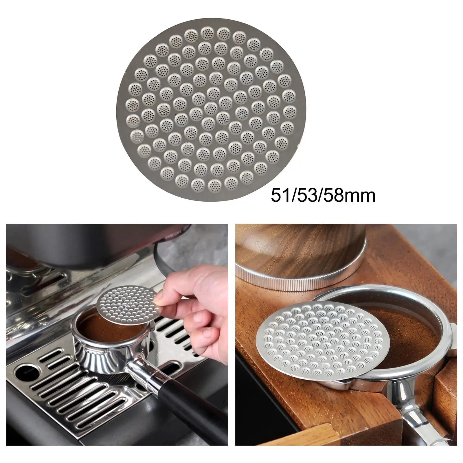 Stainless Steel Fine Coffee Filter Mesh Professional Barista Tool Metal Coffee Filter for Espresso Portafilter Filter Basket