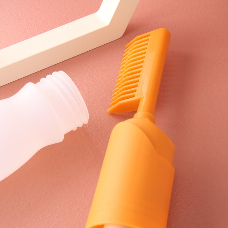 Description Picture 3 of itemPlastic Empty Hair Dyeing Bottle Applicator Comb Hair Colouring Dispenser Brush E74C