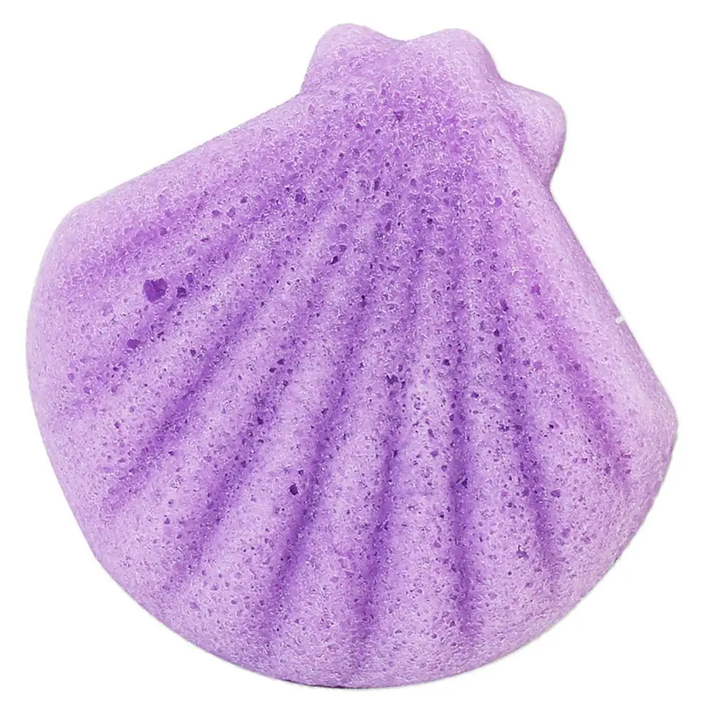 Konjac Sponge - Updated Seashell Shaped - Natural Korean Facial Sponge For Exfoliating & Deep Cleaning - Premium Quality