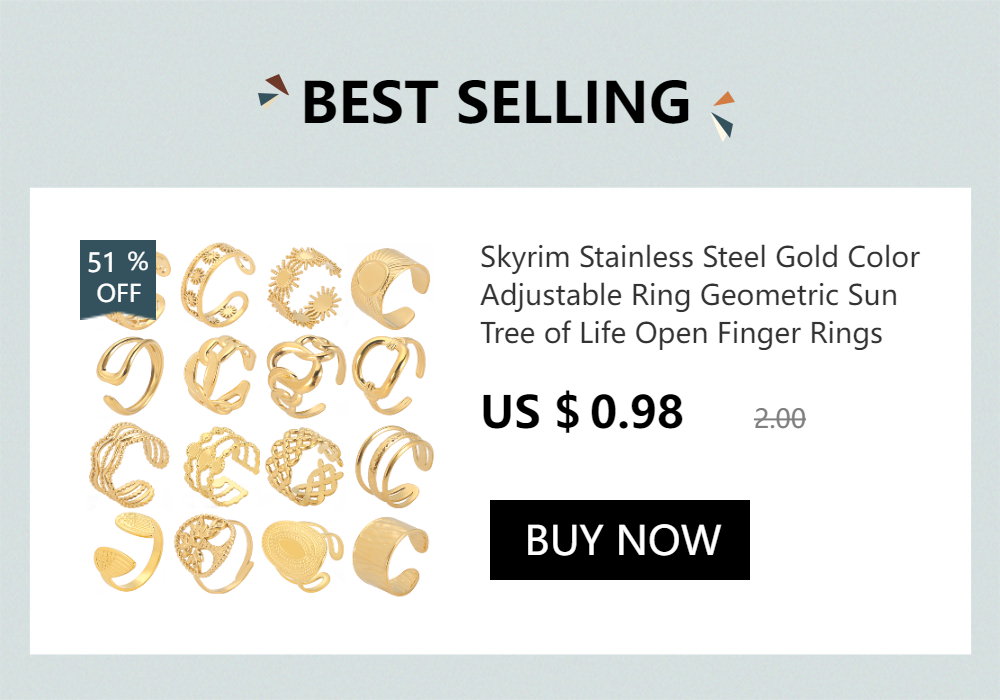 Skyrim New In Wheat Ears Leaf Ring Boho Stainless Steel Gold Color Open Women Rings 2026 Trendy Jewelry Valentine Gift Wholesale