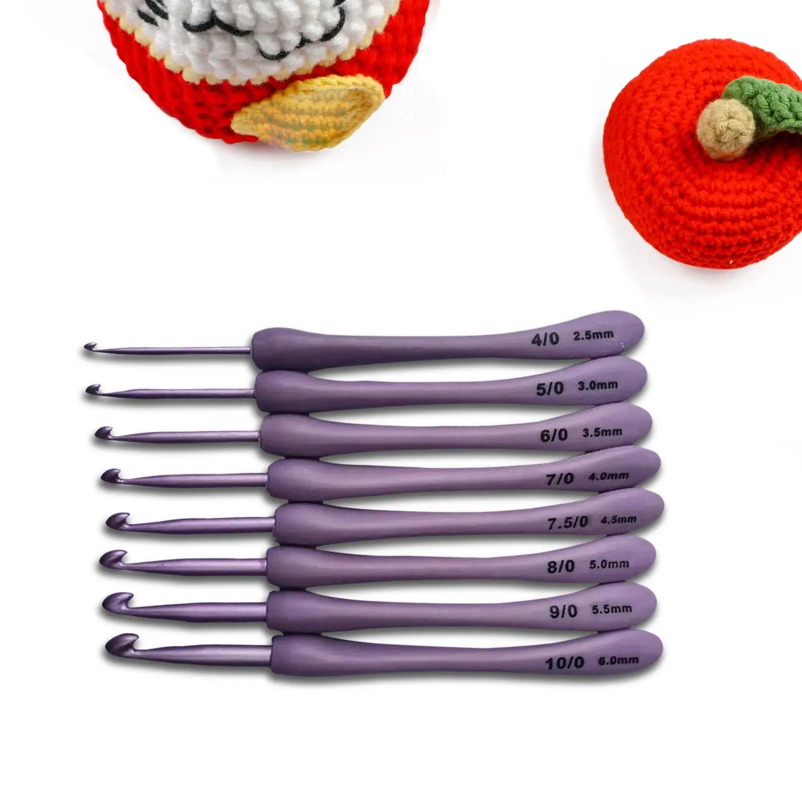 Crochet Needles Set Ergonomic Handle Accessories 2.5mm - 6mm for DIY Crochet Knitting Tools