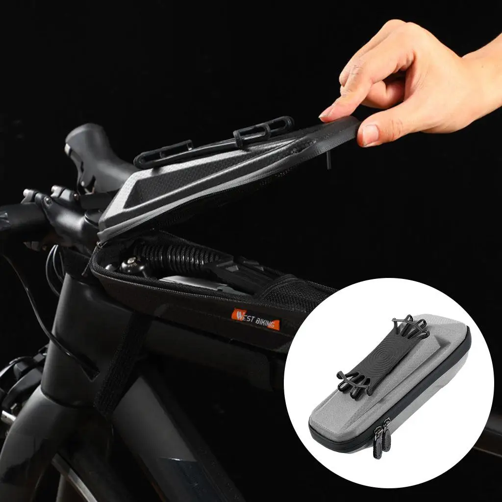 Bicycle Cycling  Front Tube  MTB Waterproof Phone Holder Case