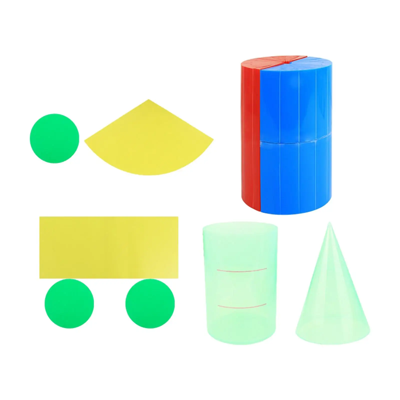 3D Shapes Geometric Educational Toy Learning Material Mathematics Teaching Aids Geometric Shapes for Children Boys Holiday Gifts