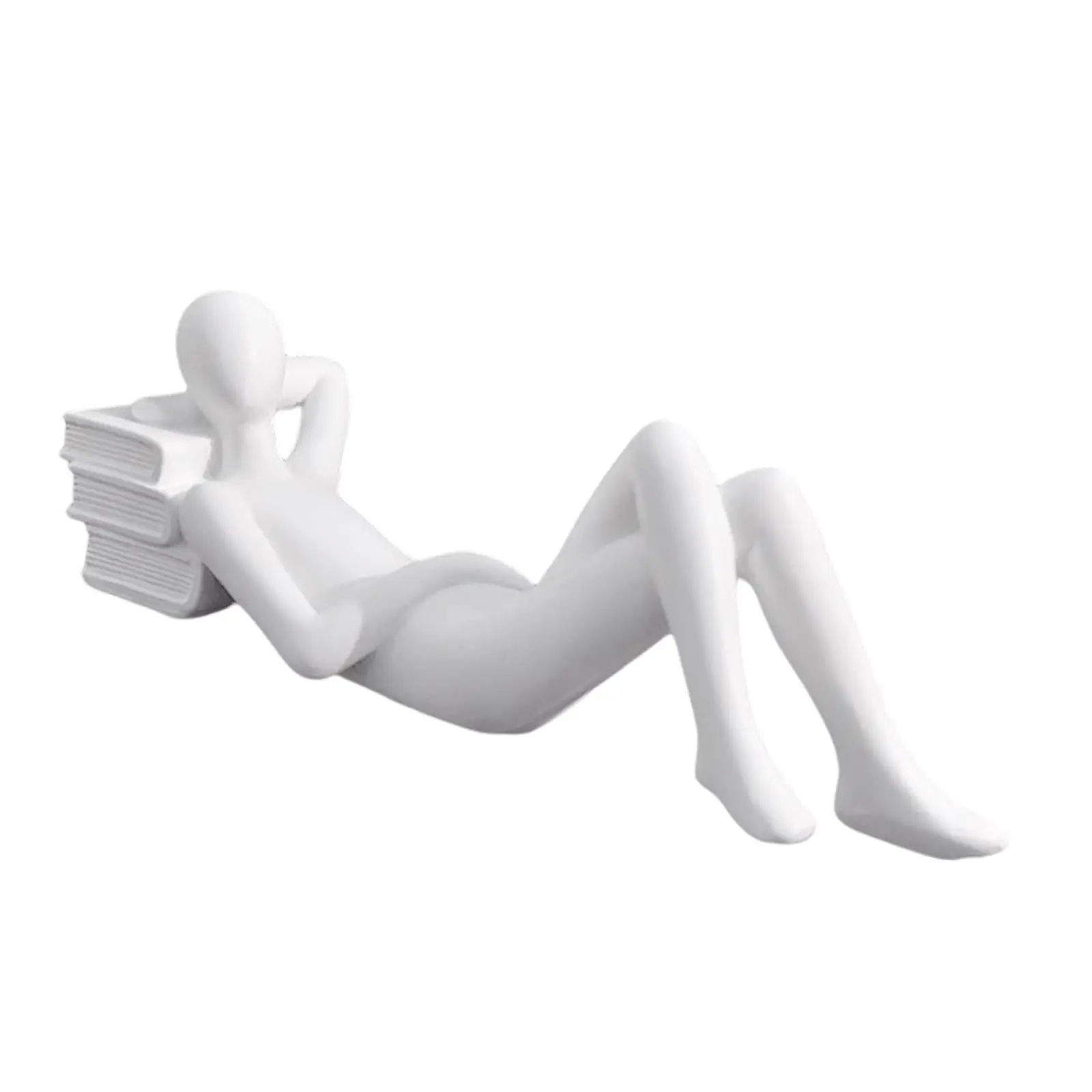 Thinker Statue Abstract Thinker Figurine Resin Thinker Sculpture Creative Artwork for Living Room Party Home Decor