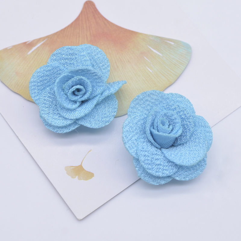 10 Stück 40 mm Mesh-Rosen-Blumen-Applikationen für DIY-Kleidung, Hut, Schuhe, Basteln, Nähen, Patches, Kopfbedeckung, Haarspangen, Dekor-Zubehör – Detail 7