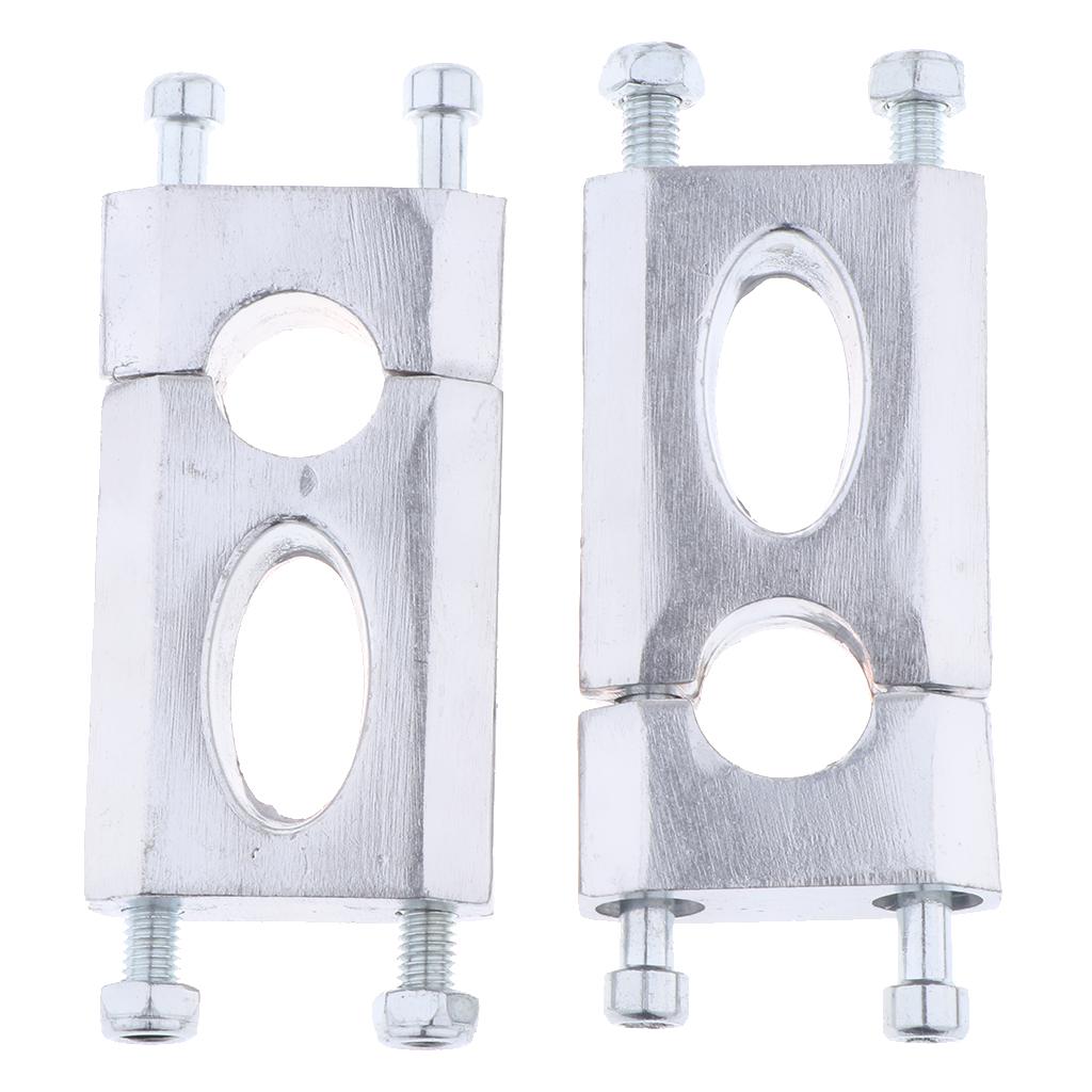 2x Universal 7/8 22mm Handlebar Riser Extension Extender for 110-125cc Dirt Bike ATV, Easy to Install and Use