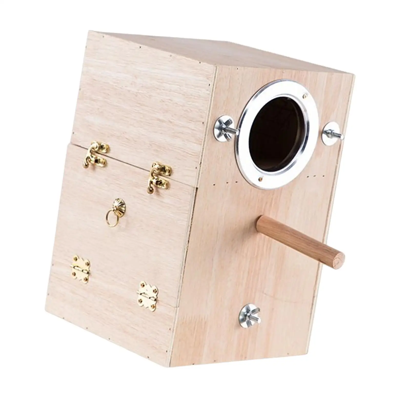 Parrot Breeding Box Bird House Parakeet Mating Box for Lovebirds Outdoor