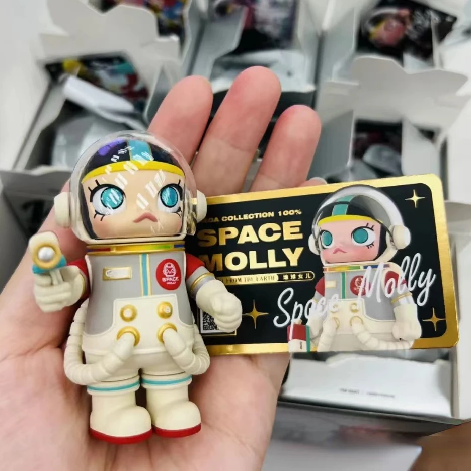 POP MART 100% SPACE MOLLY MEGA COLLECTION Series Blind Box Figure 