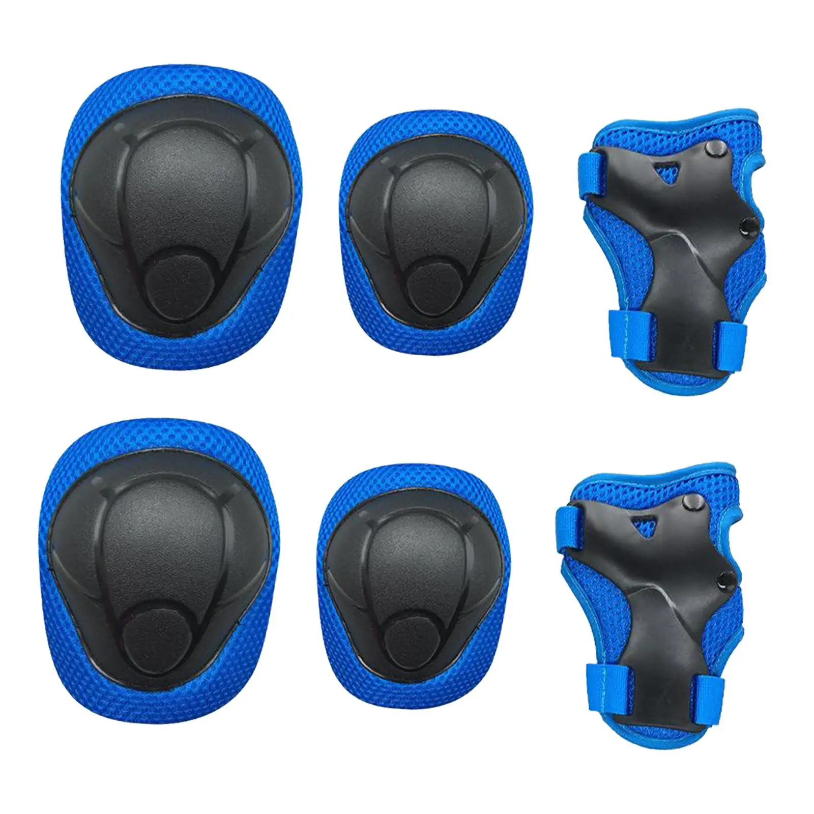 Knee and Elbow Pads Wrist Guards for Kids, 3 in 1 Protective Gear Set for Inline