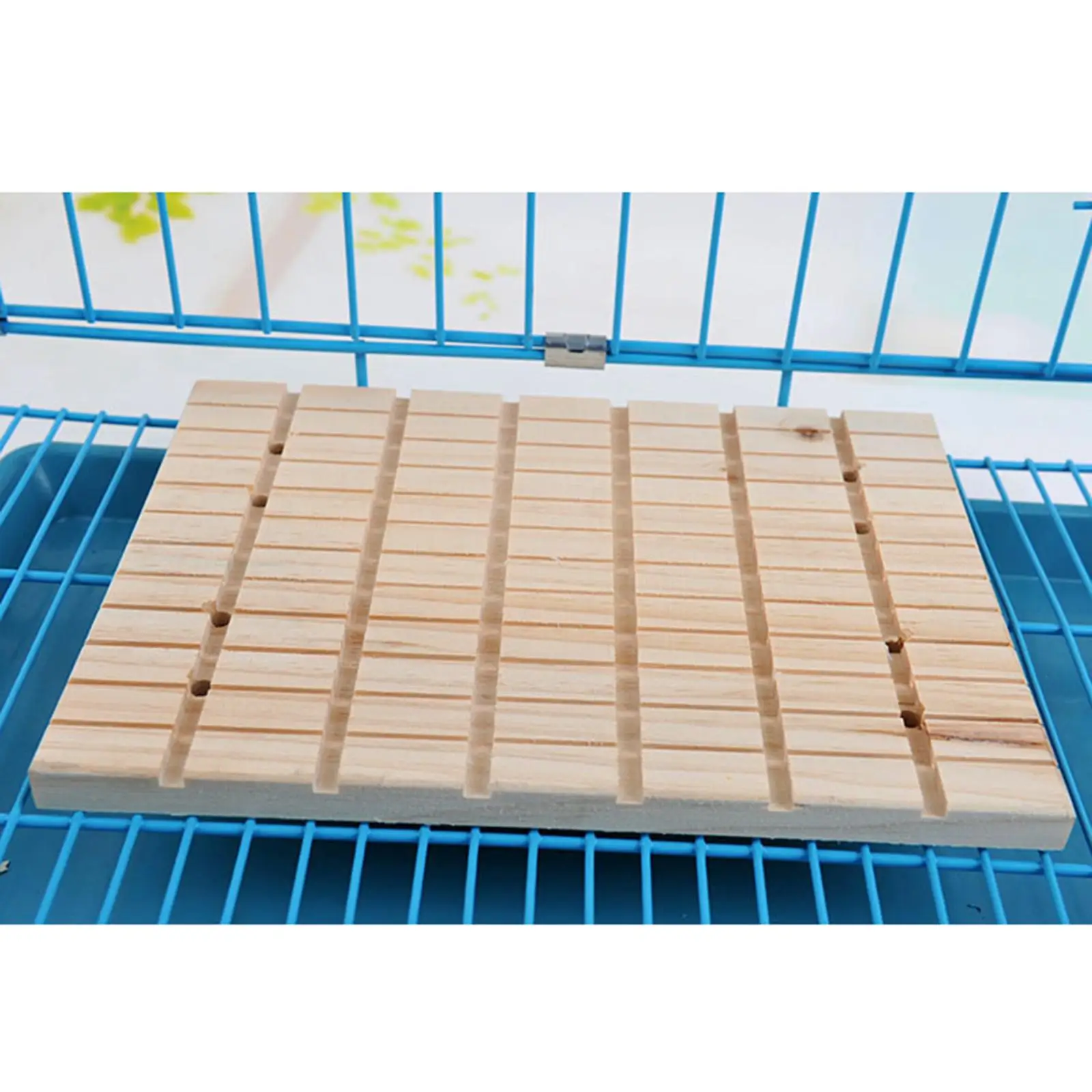 Rabbit Scratching Board Wooden Chew Toys Digging Platform Pad Wooden Mat Edible for Hedgehog Rat Small Animals