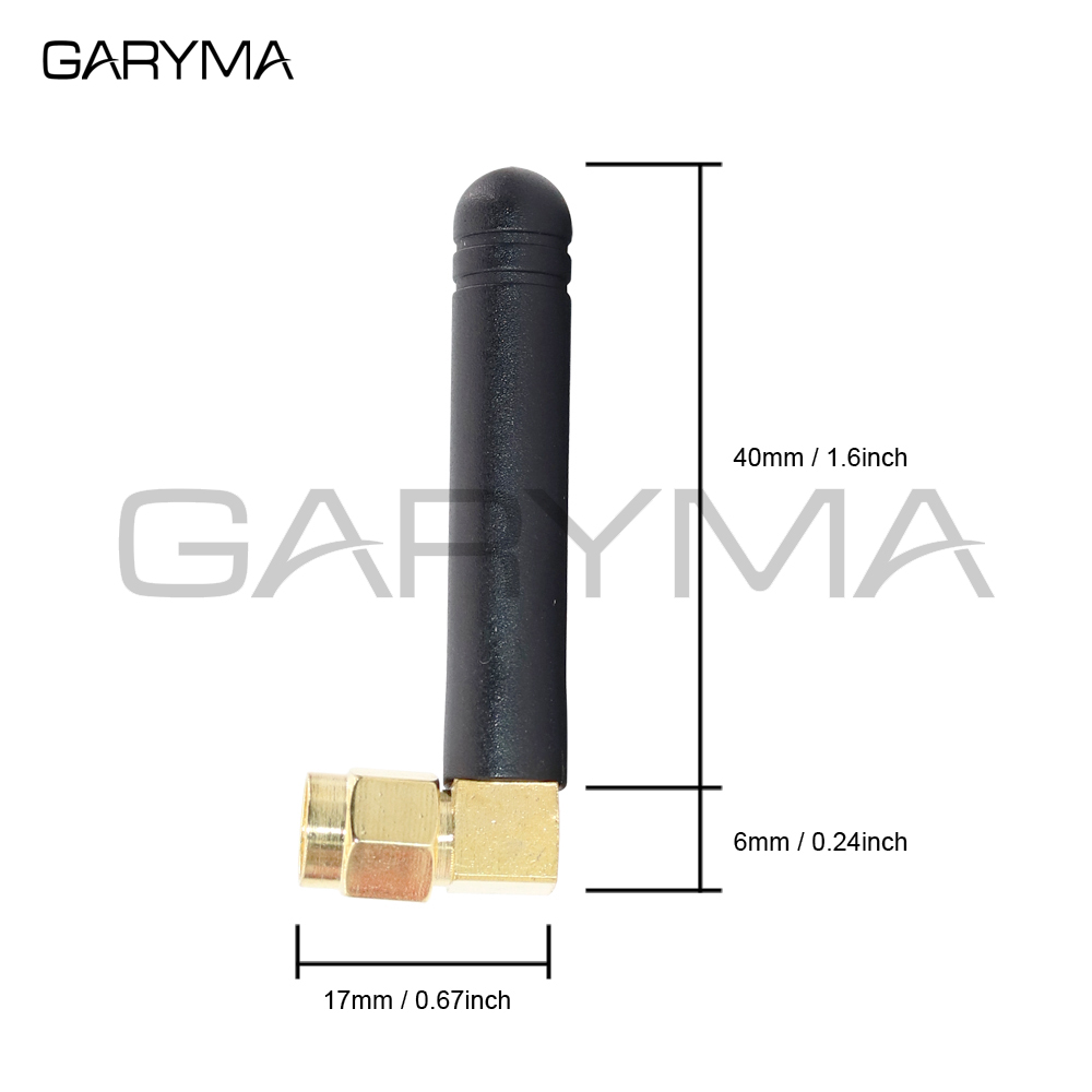 5Pcs 433Mhz Directional Antena SMA Stecker Wasserdicht GSM GPRS Antenne Mini PCI Karte Kamera USB Adapter Netzwerk router – Detail 6