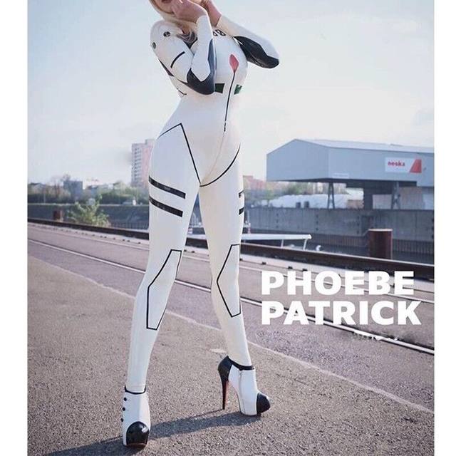 ラテックスラバー女性タイツジッパーボディスーツフルボディ