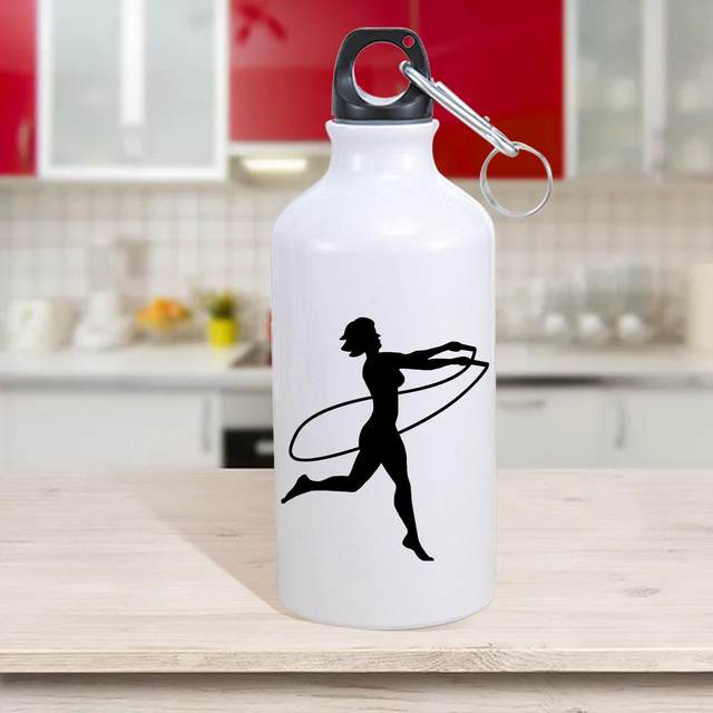 Portable 750ml Aluminum Sublimation Water Bottles with Handle Loop