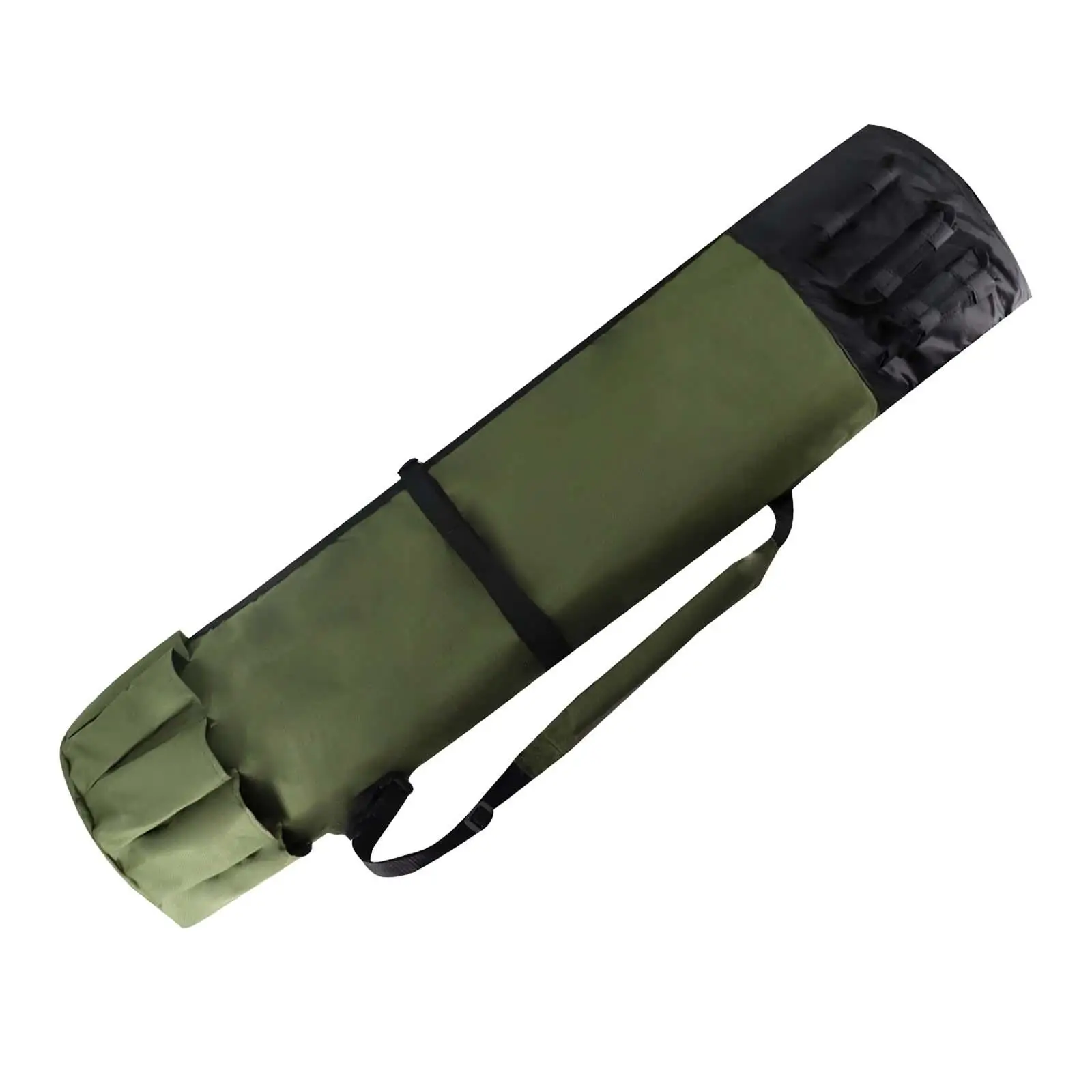 Fishing Rod Bag Fishing Gear Shoulder Bags Large Capacity Adjustable Strap Folding Rod Holder Storage Bag for Outdoor Traveling