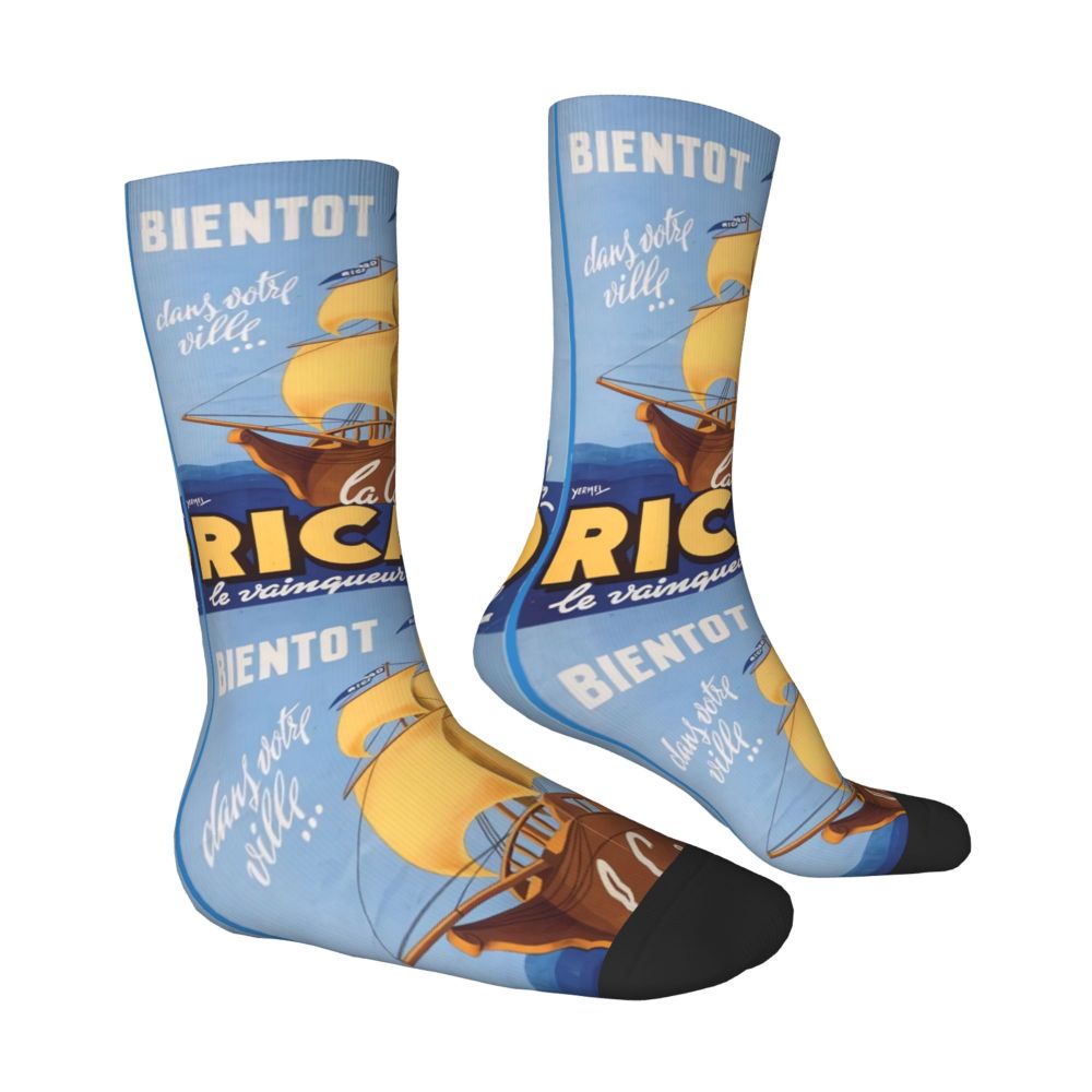 Title 133, Calcetines divertidos Crazy Ricard Merch para f...