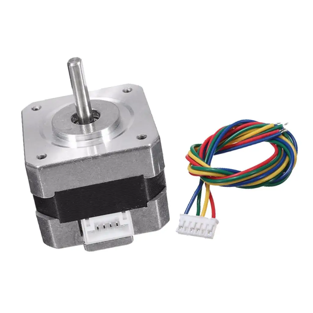 Metal Nema 17  Stepper Motor 28N.cm 0.4A 12V 1.for CNC 3D Printer