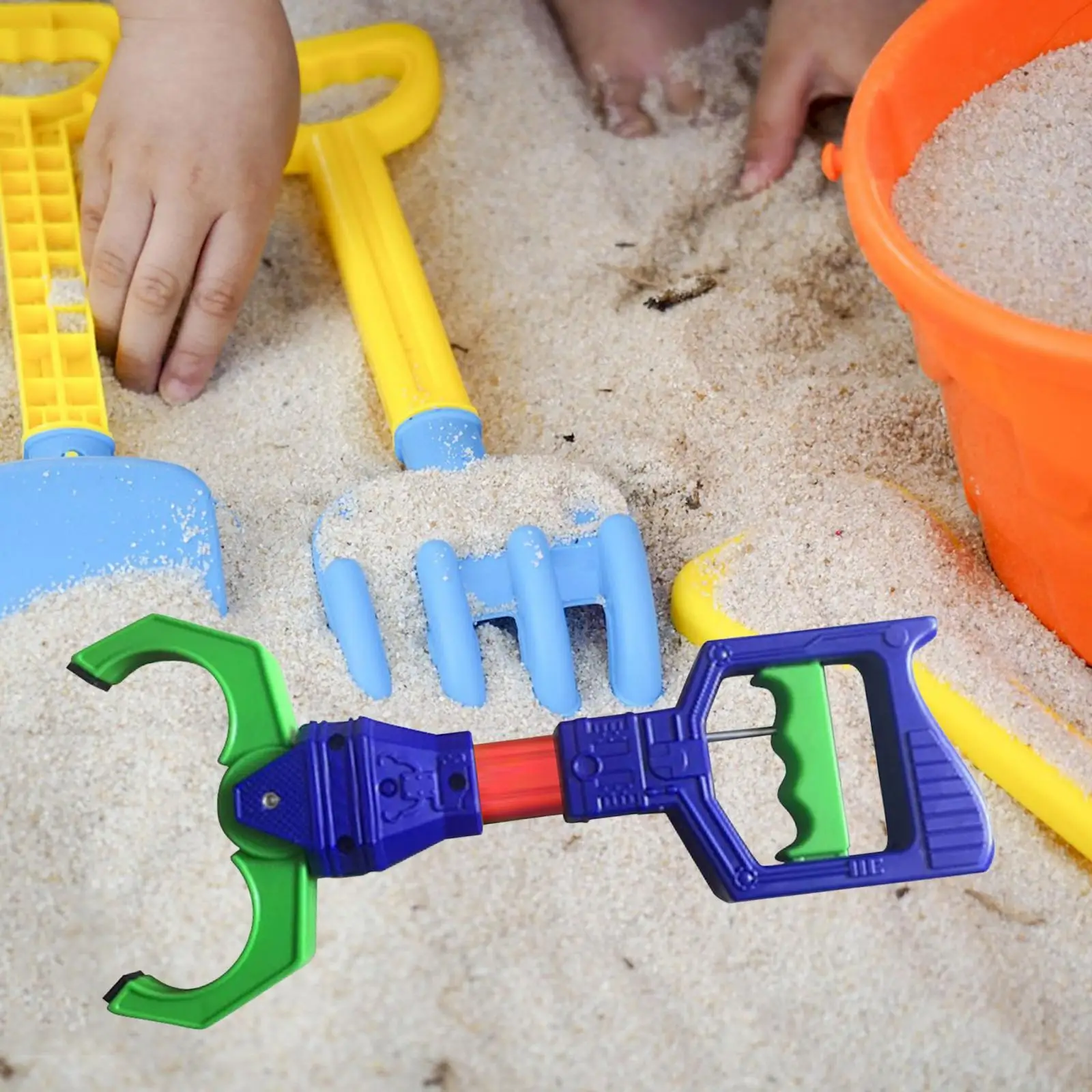 Interactive Toy Grabber Robot Hand Claw Beach Accessories Gripper Trash Picker Trash Picking Toy for Girls Children Beach Toy