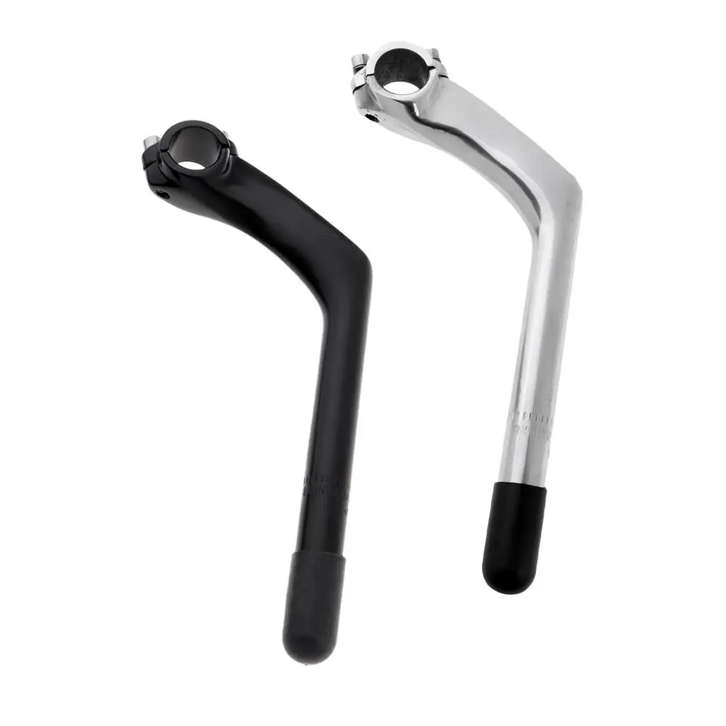  Quill Stem 25.4mmx100mm with Alloy Metal Handlebar Clamp Silver