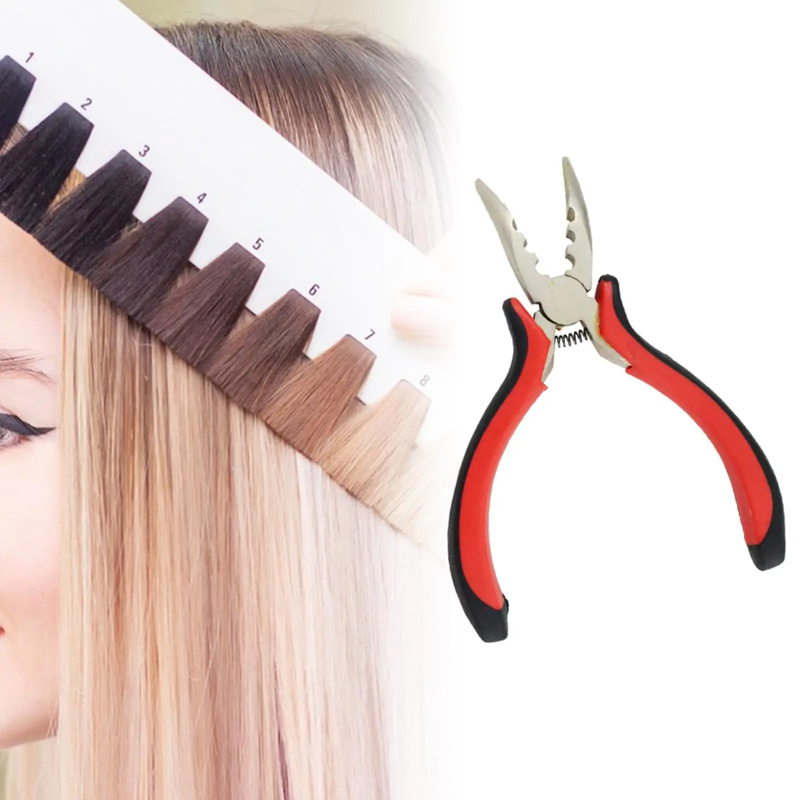 Tape in Hair Extensions Pliers Tool Flat Surface for Hair Extensions
