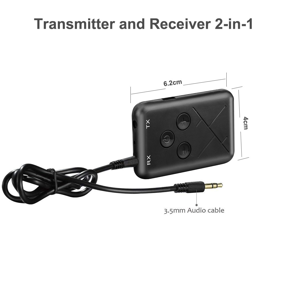 Title 8, Bluetooth Receiver Transmitter 2 in 1 Stereo AP...