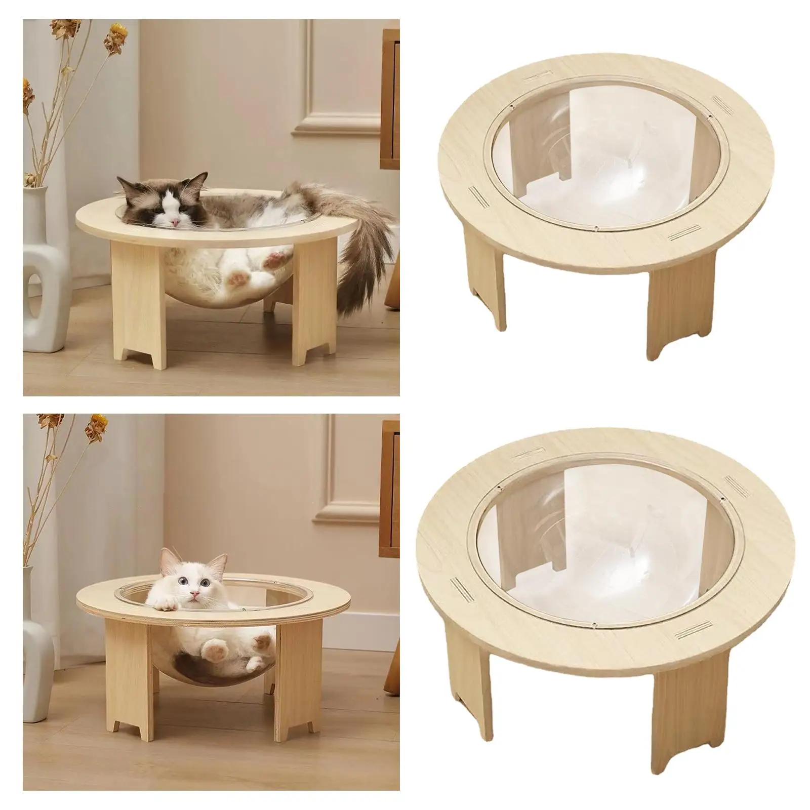 Space Capsule Cat Bed Indoor Cats Pet Accessories Kitty Activity Center