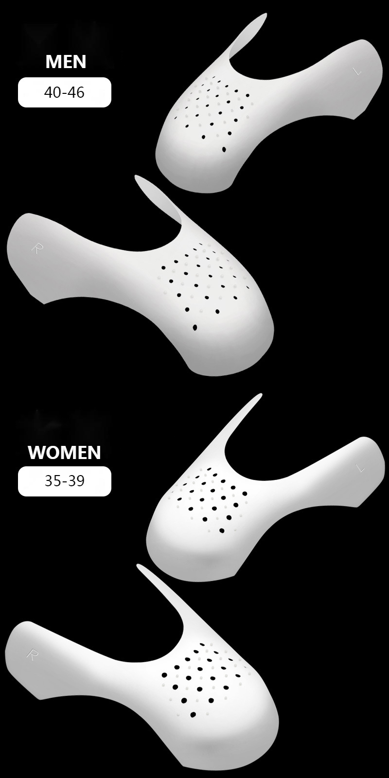 Casual Sneaker Anti Falten Schuh Anti Falten Schuh Kopf Schutz für AF1/AJ Zehenkappen Unterstützung Bahre Expander Schuhe Schutz – Detail 7
