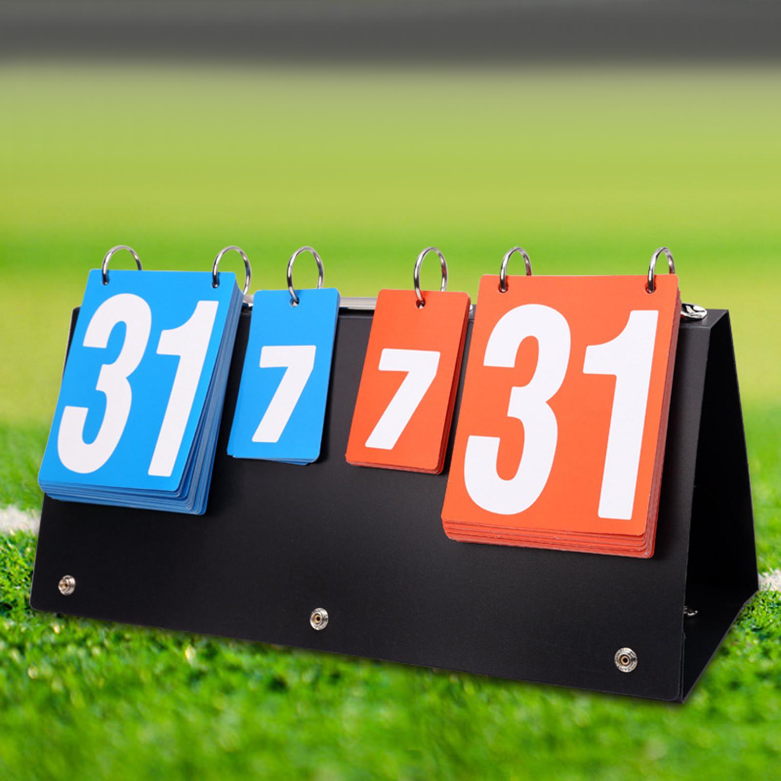 Score Keeper Team Portable Competition Player Golf Tabletop Scoreboard Flip