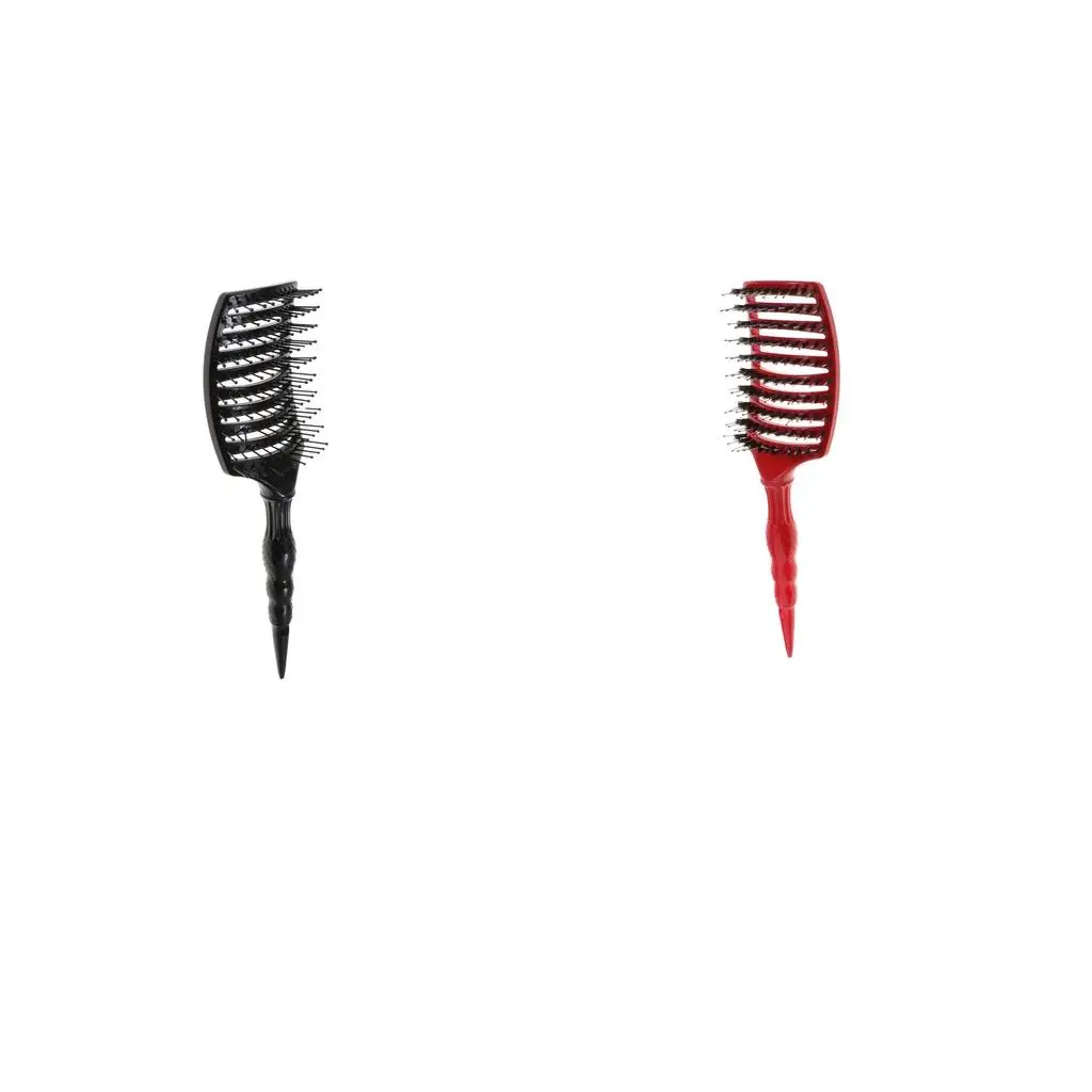 2pcs Hair Comb Hairdressing Hair  Brush For Curly Long Hairs