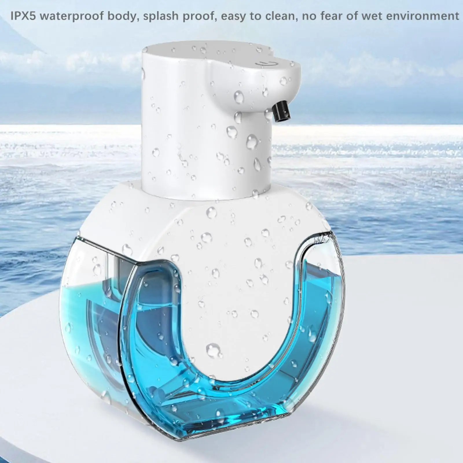 Foam Soap Dispenser Rechargeable Adjustable Hand Wash Machine for Restaurant