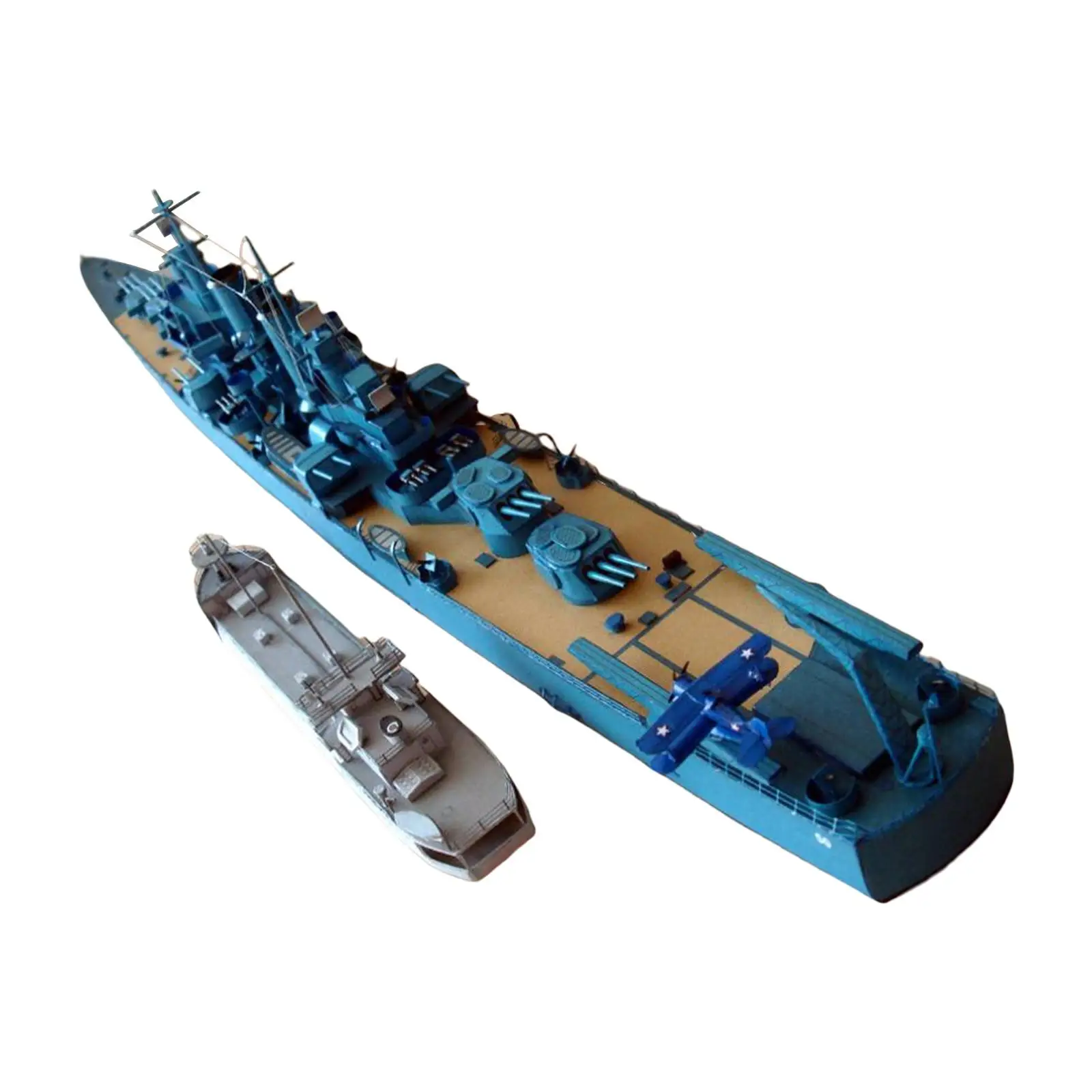 Navy Ship Models Naval Ship Building Submarine Paper Model Kit Papercraft Toy