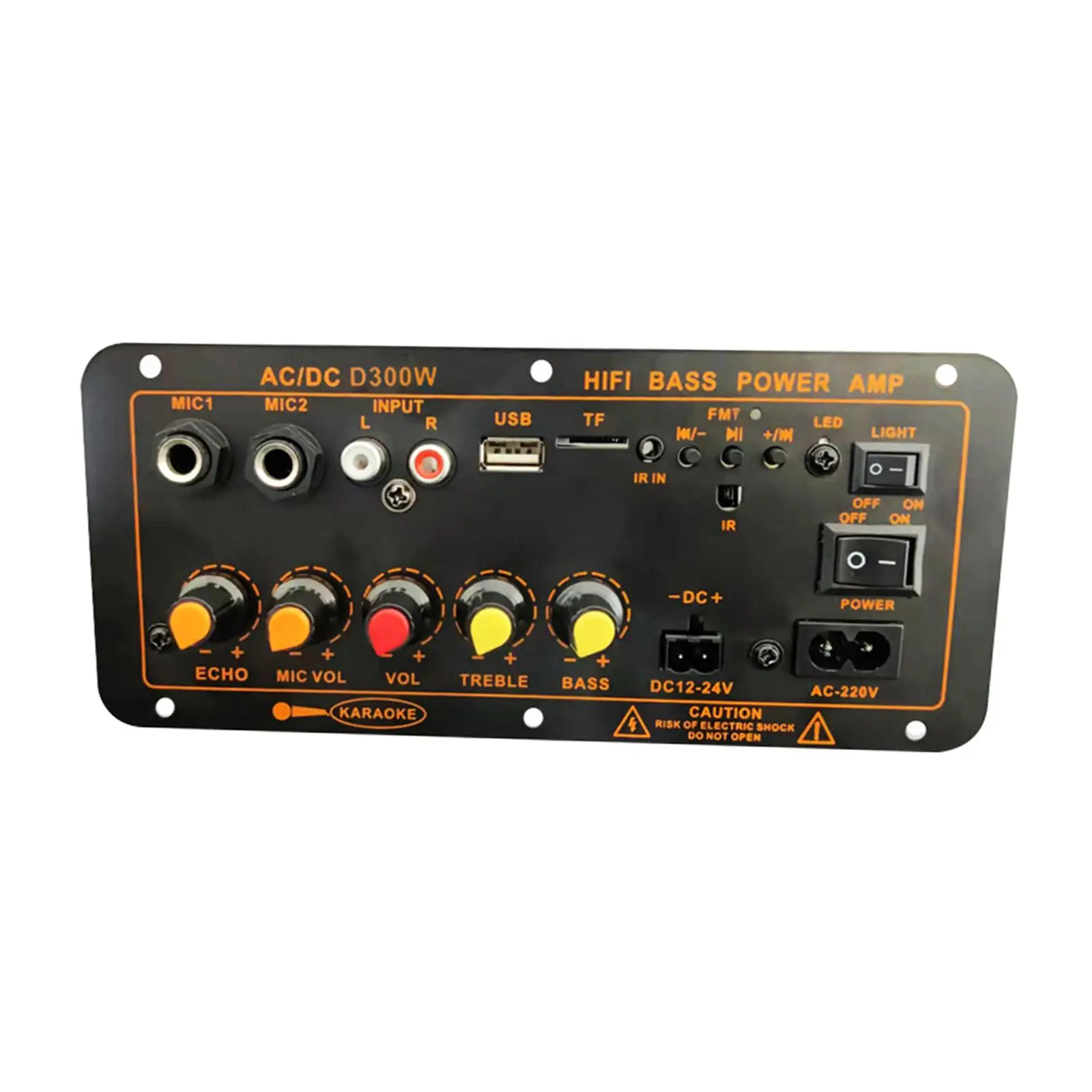 300W Bluetooth High Power Stereo Amplifier Board EU 220V Adapter Powerful Function Accessories Multiple Connectivity HiFi Bass