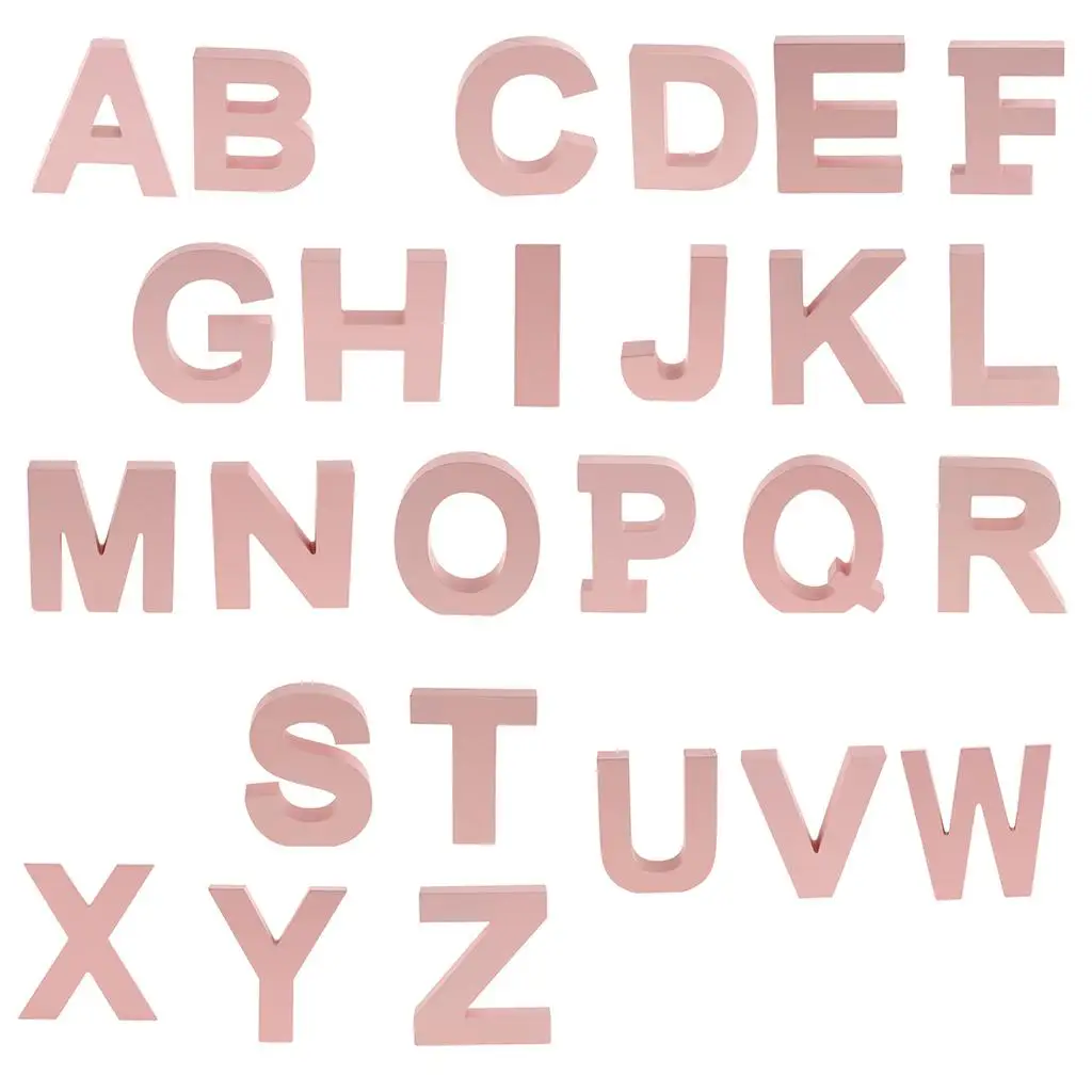 Wood Marquee Alphabet Letters Wedding Baby Shower Decoration Wall Z