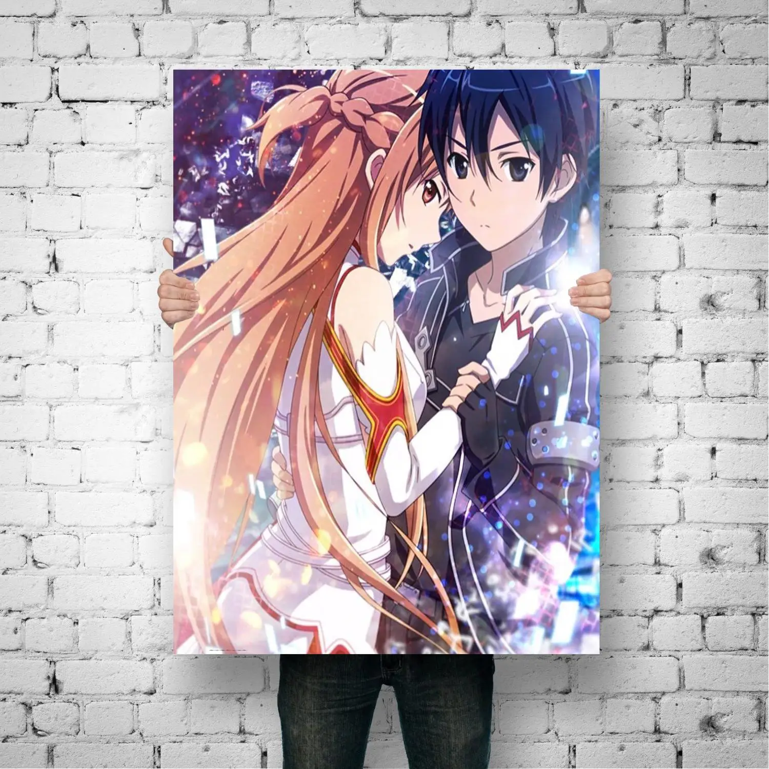 Imagen "S8311183ae7694403933bdc8c9176a328p" de muestra del producto Posters de Sword Art Online - Asuna y Kirito de la tienda online de regalos y coleccionables de cine, series, videojuegos, juguetes.