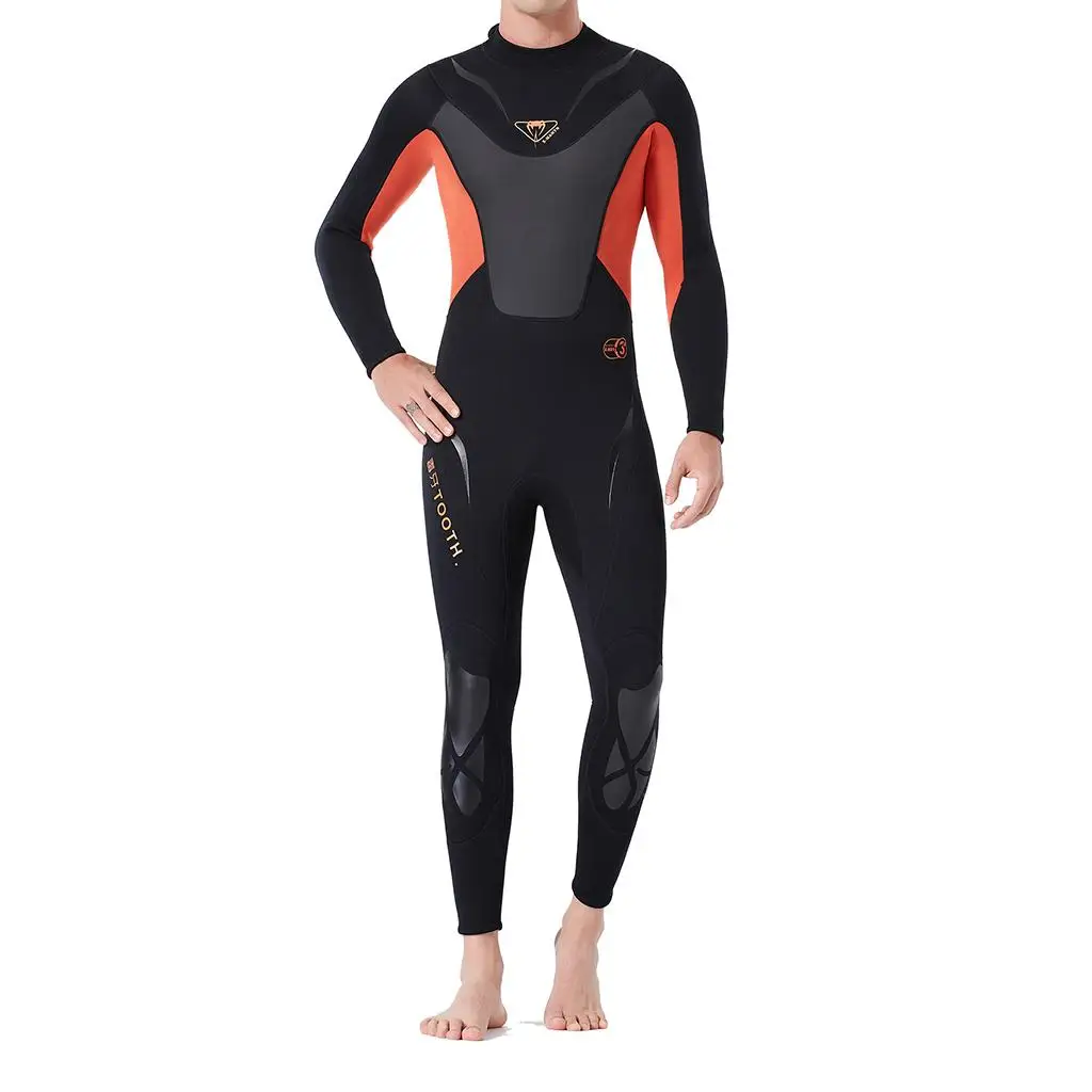 3mm Men Diving Wetsuit  Surfing Suit Full Length  for Snorkeling Swimming Spearfishing
