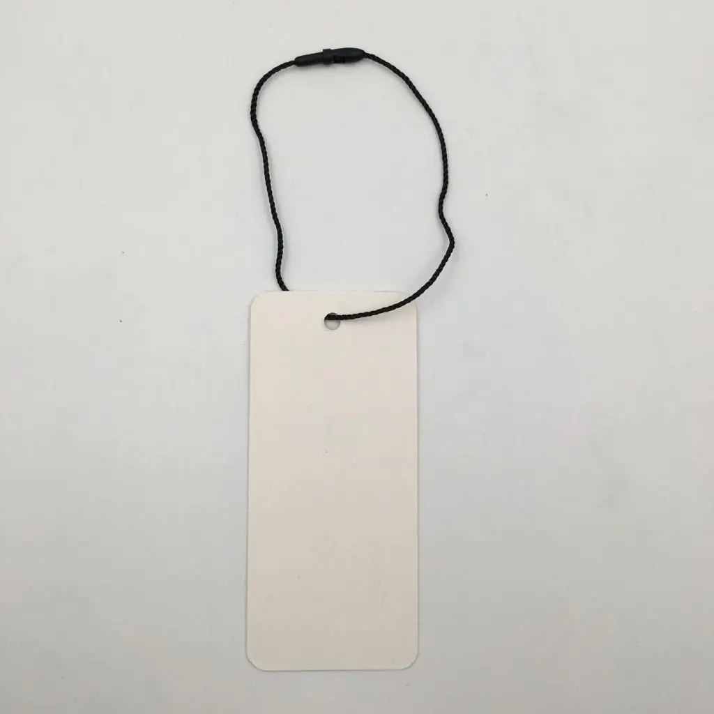 100pcs Blank Price Tags Rectangle Clothing Tag Marking Tag  String