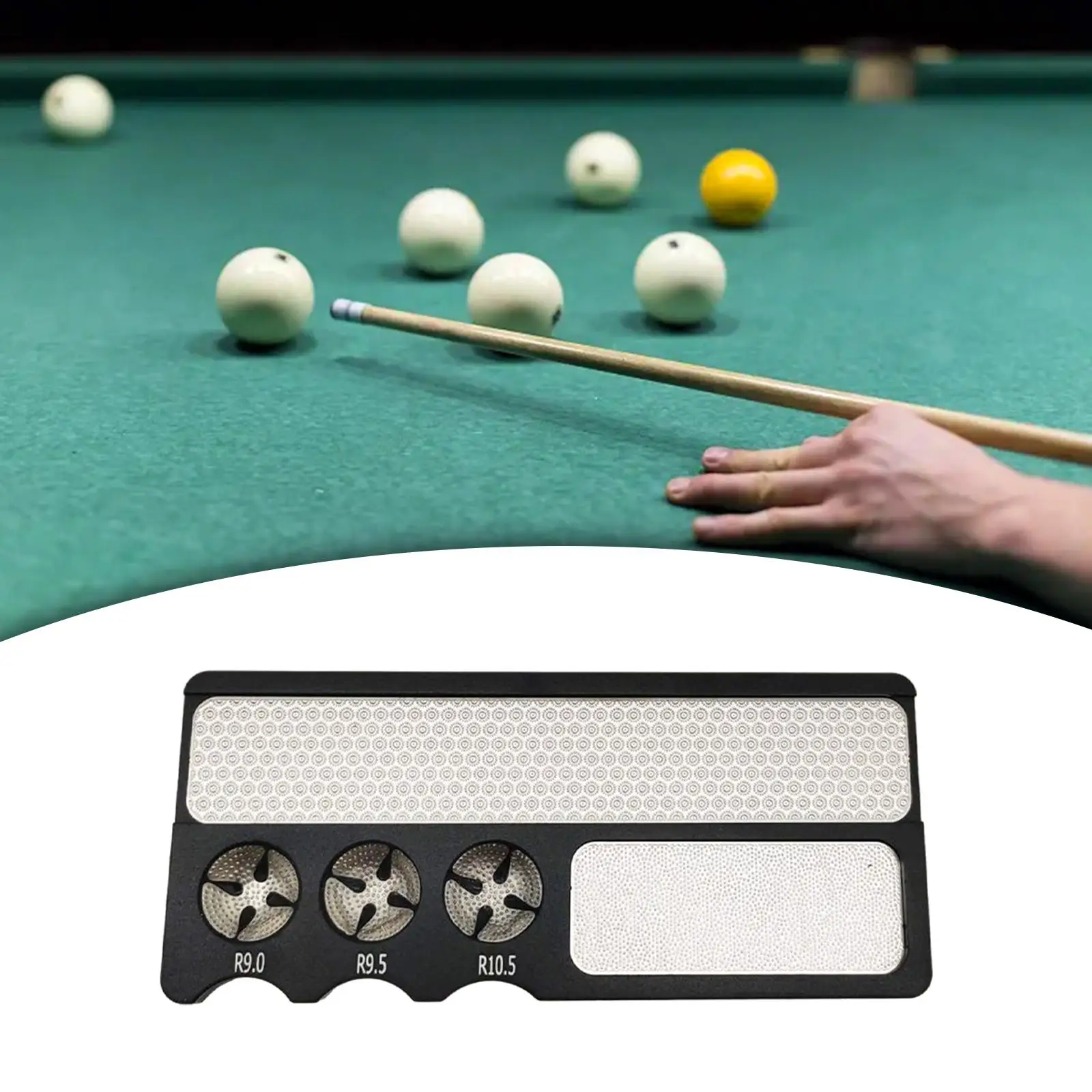 Pool Cue Tip Shaper Portable Pool Tip Repair Tool Billiards Accessories
