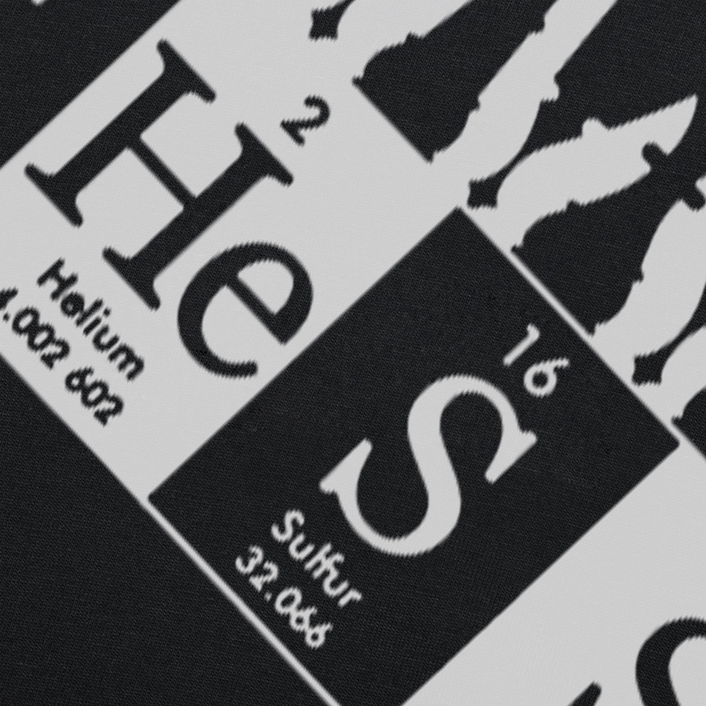 Klassisches Schachspieler-Periodensystem-T-Shirt für Herren, kurzärmelig, Streetwear, Schachbrettspiel, T-Shirts, modisches Baumwoll-T-Shirt, Geschenkidee – Detail 5