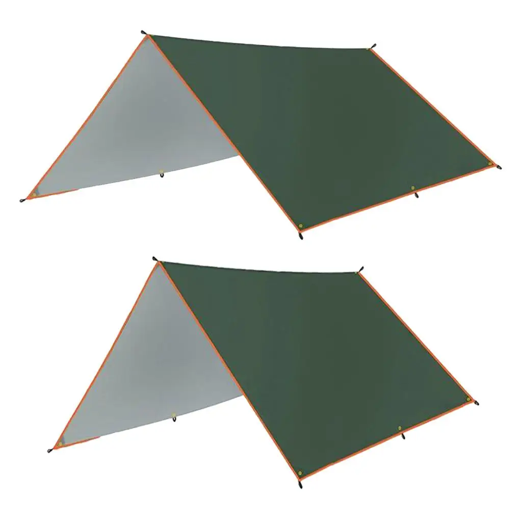 Outdoors Hammock Camping Tarp Light Water Shade Tent Shelter Backpacking Hiking Travel Awning Top Cover