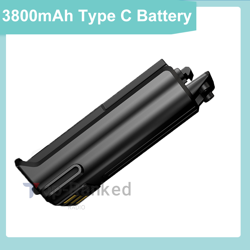 UV5R Battery USB Type C Fast Charge Baofeng Walkie Talkie 1800mAh/3800mAh Li-Ion Enlarge Battery Upgrade For UV-5RE BF-F8 Radios