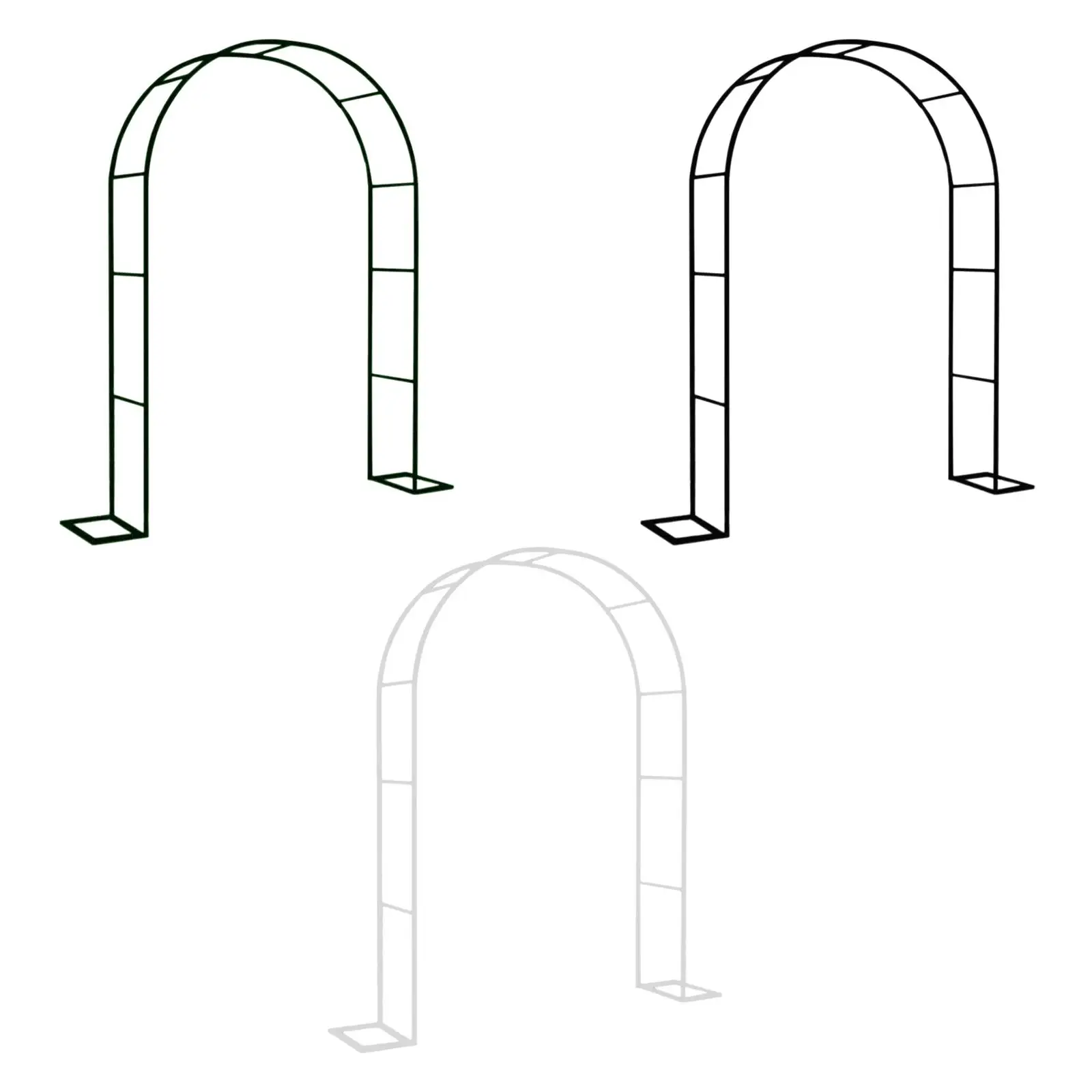 Wedding Arch Garden Arbor Climbing Plant Flower Stand Garden Arch Trellis for Garden Outdoor Wedding Party Backyard Ceremony