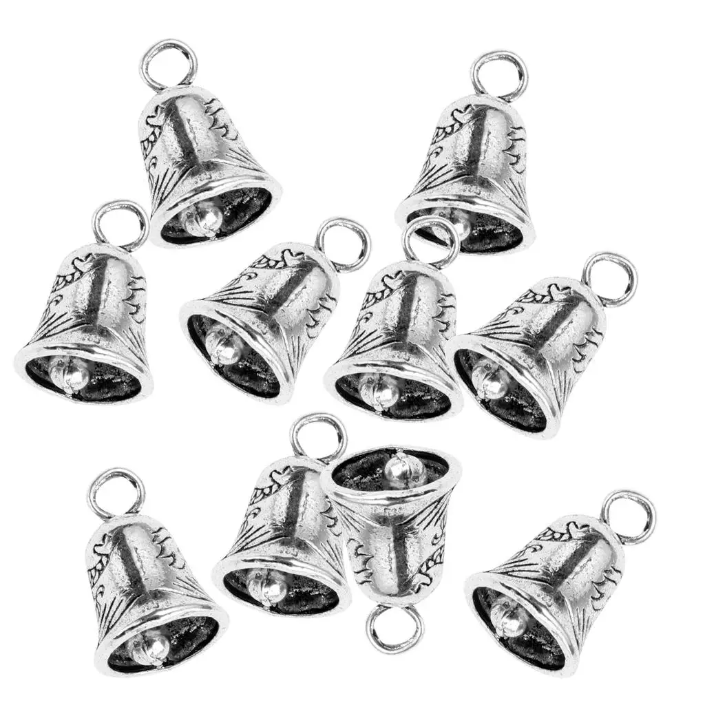 10pcs    Bell/Small Bells for DIY Bracelet Anklets Necklace Knitting/Jewelry Making/ Findings