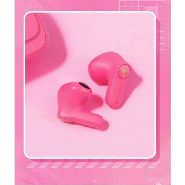 Genuine MINISO Barbie Series TWS Bluetooth Headphones Pink Cute